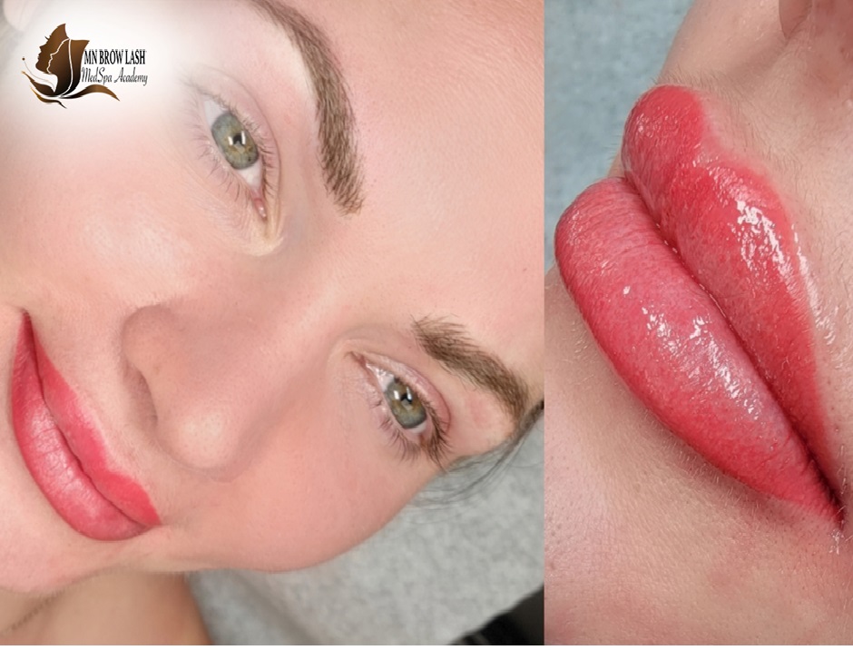 Lip Blushing and Lip PMU Healing - MN BROW LASH & MEDSPA ACADEMY