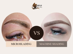 Microblading vs machine shading